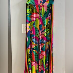 NWOT Floral Trina Turk Lounge/Swim Cover Up Panta